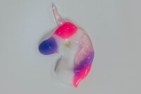 Tubi Jelly Set mit 6 verschiedenen Farben "150 ml" + einem kleinem Aquarium und Wasserkristallen - 3D Einhorn