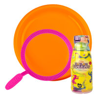 Tuban - Set im Netz - 250 ml Seifenblasenflüssigkeit + 1 Behälter + 1 Plastik-Ring
