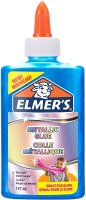 Elmers Metallic-PVA-Kleber | ideal zur Herstellung von Schleim | auswaschbar | blau | 147 ml | 1 Stück