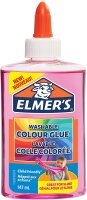 Elmer’s transparenter, farbiger PVA-Kleber | pink | 147 ml | auswaschbar | ideal zur Herstellung von Schleim | 1 Stück