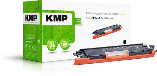 KMP H-T148 schwarz Tonerkartusche ersetzt HP LaserJet Pro HP 126A (CE310A)