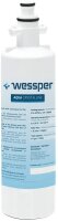 Wessper® Aqua Crystalline Kühlschrank Wasserfilter kompatibel Beko 9256712, 4394650100, SBS4K, Blomberg KFD9952PXD, IWD1004ET, KFD9952PXDUK, Lamona HJA6110, LAM6100, 487960000, GSN9440X