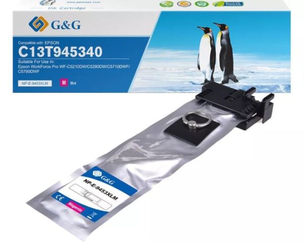 G&G Premium Tintenpatrone kompatibel zu Epson T9453 magenta