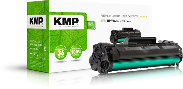 KMP H-T152 schwarz Tonerkartusche ersetzt HP LaserJet HP Pro HP 78A (CE278A)