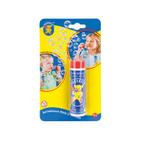 Pustefix - Kleinpackung - 42 ml - Seifenblasen – auf Blisterkarte - 1 Stück - Bubbles - Seifenblasen für Kinder & Erwachsene