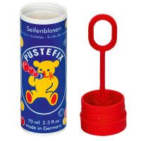 Pustefix - Großpackung - 70 ml – Seifenblasen - 1 Stück - Bubbles - Seifenblasen für Kinder & Erwachsene