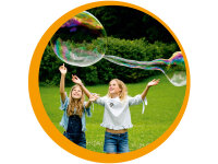 Pustefix – XXL Bubble-Sticks + 1 L Seifenblasenflüssigkeit – Seifenblasen – Seifenblasenstab – Bubble - Seifenblasen für Kinder & Erwachsene