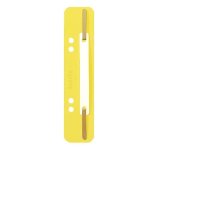 LEITZ 3710 Einhänge-Heftstreifen PP, kurz - gelb, 25 Stück