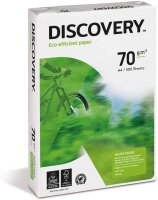 Discovery 70g/m²-Papier in A4-Format 70 g/m² 5 x Ries 2500 Blatt - 1 x Karton