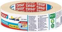 10x tesa Malerband ECONOMY - Vielseitiges Klebeband für Malerarbeiten ohne Lösungsmittel - Bis zu 4 Tage nach Gebrauch rückstandslos entfernbar, 50 m x 30 mm