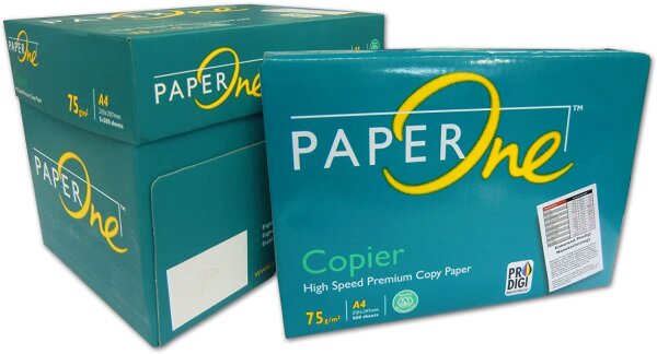 2500 Blatt PaperONE Copier 75g/m² DIN A4 Papier Markenpapier weiß KOPIERPAPIER DRUCKERPAPIER LASERPAPIER UNIVERSALPAIER