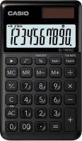 CASIO SL-1000SC-BK stylischer Taschenrechner, 10-stellig,...