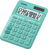 Casio MS-20UC-GN Tischrechner, 12-stellig, in zehn...