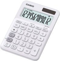 Casio MS-20UC-WE Tischrechner, 12-stellig, in zehn...