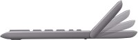 Casio JW-200SC-GY eleganter Tischrechner, 12-stelliges LC-Display mit Rechenbefehl-Anzeige, in sieben Farbvarianten, GRAU