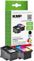 KMP Multipack C97V schwarz, cyan, magenta, gelb...
