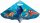 Paul Günther 1105 - Kinderdrachen mit Disney Pixar Finding Dory Motiv, Einleinerdrachen aus robuster PE-Folie für Kinder ab 4 Jahre mit Wickelgriff und Schnur, ca. 115 x 63 cm groß