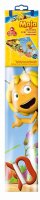 Paul Günther 1197 - Kinderdrachen mit Biene Maja Motiv, Einleinerdrachen aus robuster PE-Folie für Kinder ab 4 Jahre mit Wickelgriff und Schnur, ca. 115 x 63 cm groß