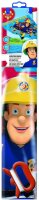 Paul Günther 1217 - Kinderdrachen mit Feuerwehrmann Sam Motiv, Einleinerdrachen aus robuster PE-Folie für Kinder ab 4 Jahre mit Wickelgriff und Schnur, ca. 115 x 63 cm groß