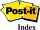 Post-it I680-RY2 Haftstreifen Index Standard, 2 x 50 Haftstreifen im Spender, 25,4 x 43,2 mm, rot, gelb