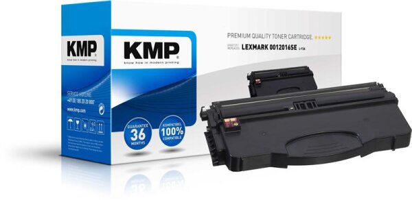 KMP L-T26 schwarz Tonerkartusche ersetzt Lexmark (0012016SE)