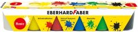 Eberhard Faber 575509 - Schulmalfarben Tempera, 6 x 25 ml Näpfchen, basic