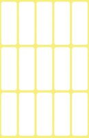 Avery Zweckform 3076 Haushaltsetiketten selbstklebend (38 x 14 mm, 90 Aufkleber auf 6 Bogen, Vielzweck-Etiketten für Haushalt, Schule und Büro zum Beschriften und Kennzeichnen) blanko, weiß