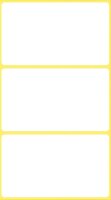 Avery Zweckform 3084 Haushaltsetiketten selbstklebend (66 x 38 mm, 18 Aufkleber auf 6 Bogen, Vielzweck-Etiketten für Haushalt, Schule und Büro zum Beschriften und Kennzeichnen) blanko, weiß