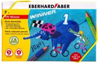 Eberhard Faber 518424 - Buntstift TRI Winner, 24...