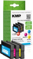 KMP Multipack H166CMYX cyan, magenta, gelb Tintenpatronen...