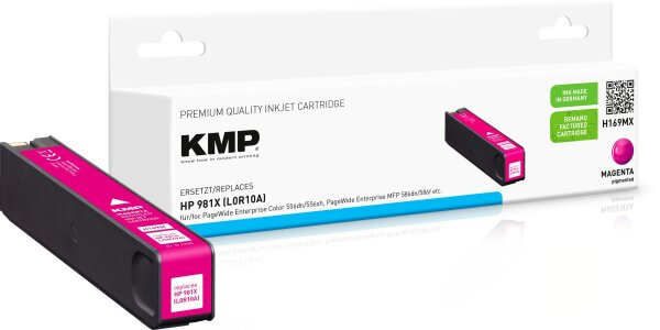 KMP H169MX magenta Tintenpatrone ersetzt HP Page Wide Enterprise HP 981X (L0R10A)