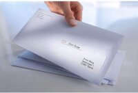 AVERY Zweckform L7159-100 Adressetiketten/Adressaufkleber (2.400 Etiketten mit ultragrip, 63,5x33,9mm auf A4, bedruckbar, selbstklebend, für DIN B6/C6 Briefkuverts, Papier matt) 100 Blatt, weiß