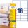 AVERY Zweckform J8162-25 Adressetiketten/Adressaufkleber (400 Etiketten, 99,1x33,9mm auf A4, bedruckbar, selbstklebend, für DIN lang Briefkuverts, Papier matt, Inkjet-Drucker) 25 Blatt, weiß