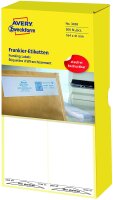 AVERY Zweckform 3438 Frankier-Etiketten (Papier matt, 500...