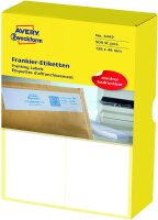 AVERY Zweckform 3442 Frankier-Etiketten (Papier matt, 500 Etiketten, 138 x 48 mm) 1 Pack weiß