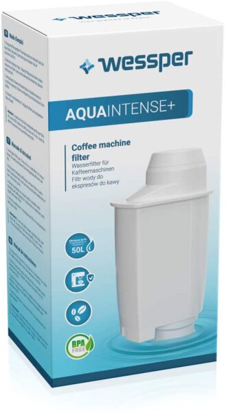 4x Wessper Wasserfilter passend für Kaffeemaschine PHILIPS SAECO BRITA INTENZA+