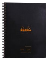 Rhodia 19340C Meeting Book mit Doppelspirale A4+ 22,5x29,7cm 80Bl 90g - Sortiert