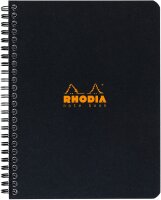 Rhodia 19342C Notizbuch (DIN A5, kariert, ideal für Ihre Notizen, 14,8 x 21 cm, 80 Blatt) 1 Stück farbig sortiert