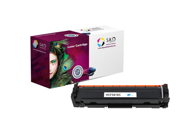 SAD Premium Toner komp. zu HP 203X - CF541X cyan für HP LaserJet Pro M254, HP LaserJet Pro M280, HP Laser