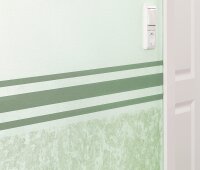 tesa Malerband TAPETEN – Dünnes Abdeckband für präzises Abkleben – geeignet für empfindlichen Oberflächen im Innenbereich – 25 m x 25 mm