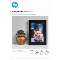 HP Q8692A Advanced Glossy Fotopapier 250g/m² 10x15cm...
