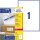 AVERY Zweckform L7167-100 Versandetiketten/Versandaufkleber (100 Etiketten mit ultragrip, 199,6x289,1mm auf A4, bedruckbar, selbstklebend, für große Pakete, Päckchen und Versandrollen) 100 Blatt, weiß