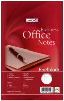 LANDRE 100050269 Briefblock Office 10er Pack A5 50 Blatt kariert 70 g/m² Schreibblock Briefblöcke Briefpapier
