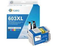 4 G&G XL-Druckerpatronen kompatibel zu Epson 603XL/...