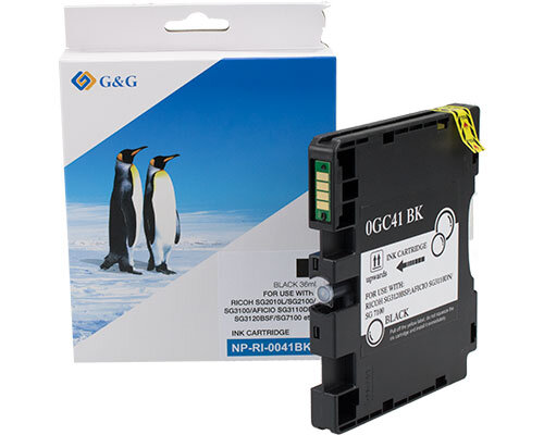 G&G Druckerpatrone kompatibel zu Ricoh GC41KL Schwarz