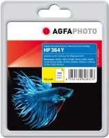 AgfaPhoto Tintenpatrone HP364Y (gelb) kompatibel...
