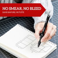 Sharpie S-Gel Gelstifte | mittlere Spitze (0,7 mm) | Gelschreiber mit Schwarzer, blauer & roter Tinte | 3 Stück