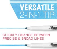 Sharpie SNote 20er Pack Creative Marker, Textmarker, Keilspitze, verschiedene Farben