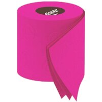 24 Rollen RENOVA farbiges Toilettenpapier - Pink / Fuchsia - 3-lagig