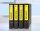 Avery Zweckform L4765-20 Ordnerrücken Etiketten (A4, 140 Rückenschilder, schmal/kurz, 38 x 192 mm) 20 Blatt, gelb